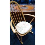 An Ercol rocking chair.