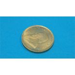 A gold Krugerrand, 1974.