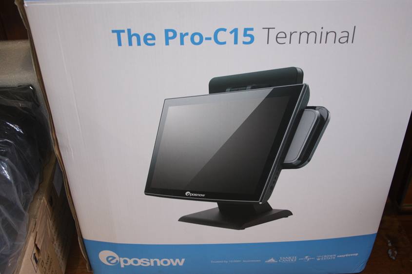 An Epos Now Pro-C15 terminal, an 80mm thermal prin