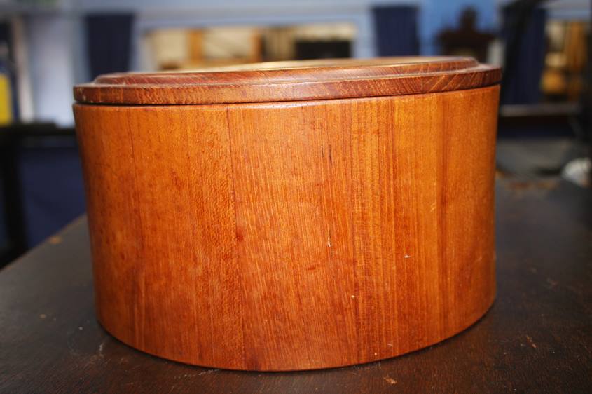 A Danish teak ice bucket