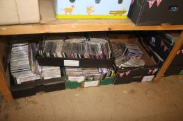 Quantity of DVDs and CDs