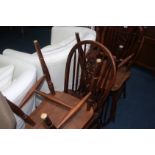 Four Windsor chairs