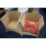 Pair of garden chairs