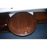 An Ercol circular table