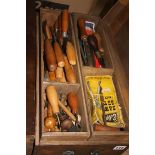 Four toolboxes and contents