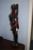 Carved tribal figure