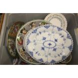 Ribbon plates, Royal Copenhagen etc.