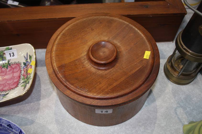 A Danish teak ice bucket - Image 2 of 2