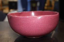 A Chinese pink bowl
