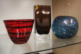 Assorted Studio glass