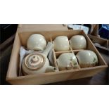 A boxed Oriental tea set