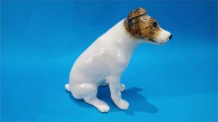 A Winstanley pottery Jack Russell