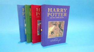 4 Harry Potter signed folio editions