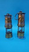Two Miner's lamps, Ackroyd and one other