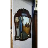 Mahogany framed mirror