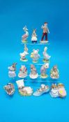 15 Royal Doulton and Royal Albert Beatrix Potter figures