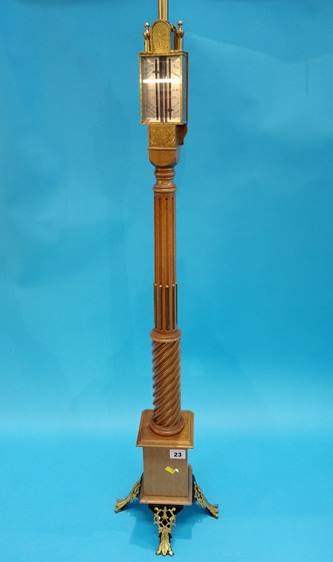 A good quality reproduction Daniel Quare stick barometer - Image 2 of 4