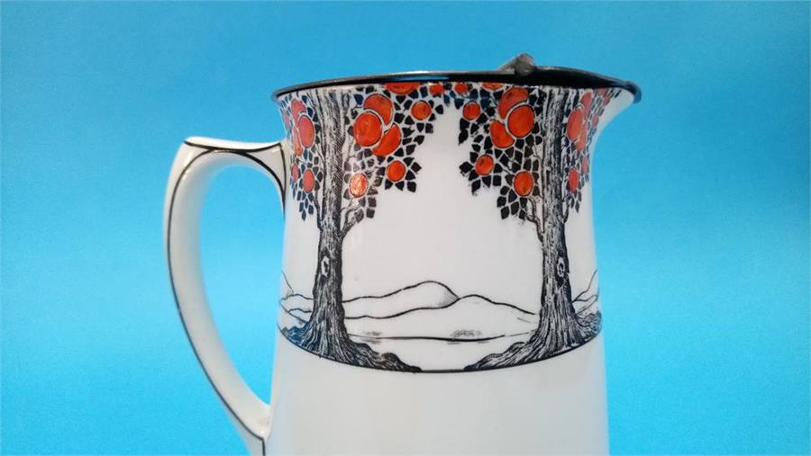 A 21 piece Crown Ducal 'Orange Tree' tea service - Image 2 of 4