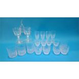 Various Waterford crystal glasses