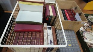 Quantity of folio edition books