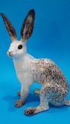 A Winstanley pottery hare