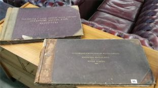 Two volumes of 'Sunderland and South Shields Water Company Engineers' report books
