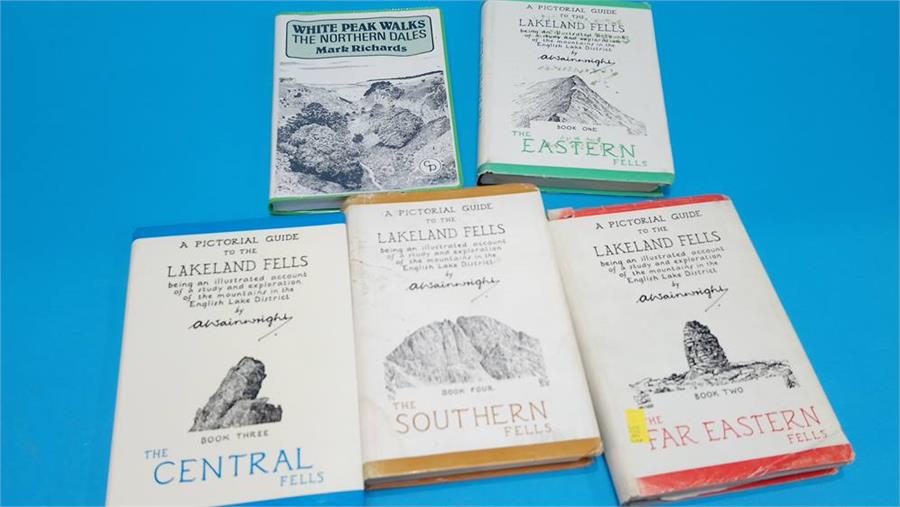 A collection of Wainwright and other walking books. - Image 4 of 6