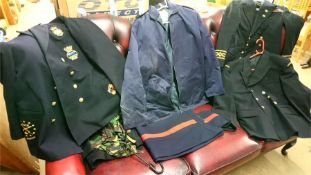 Various uniforms