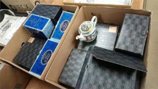Collection of boxed Sadler tea pots