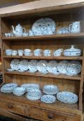 A large quantity of Masons 'Denmark' and Furnivals Denmark China