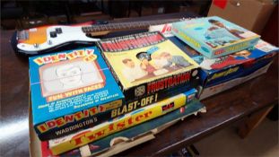 A collection of Vintage toys and games
