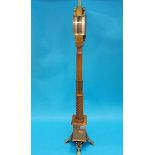 A good quality reproduction Daniel Quare stick barometer