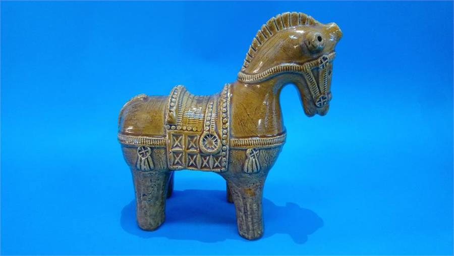 A Bitossi pottery horse