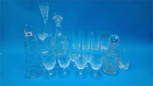 A large quantity of glassware