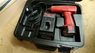 Snap on cordless drill