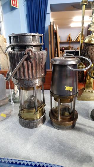 Two miners lamps