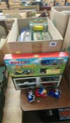 Box of Die Cast and other toys