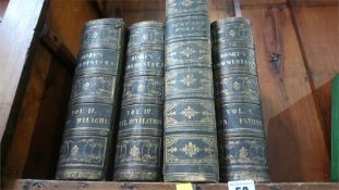Henrys Commentary, three volumes and a copy of Bunyan's works
