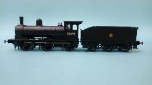 A boxed '0' gauge locomotive kit by 'Home of '0' gauge' of a 65698 locomotive and tender (complete