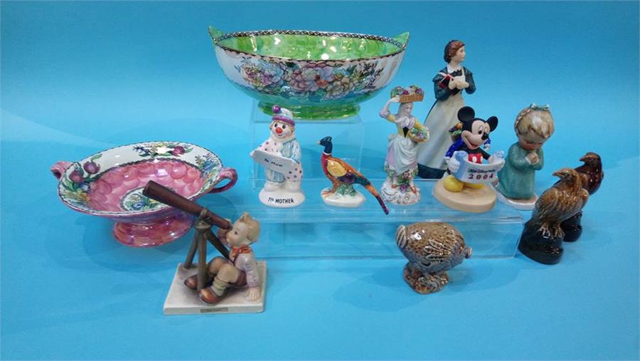 Hummel figures, Maling bowls etc.