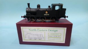 A boxed '0' gauge locomotive kit by North Euston Design of an L.N.E.R, J72, 68695 (complete kit)