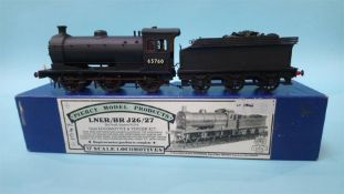 A boxed '0' gauge locomotive kit by Piercy Model Products, of a LNER 65760, locomotive and tender