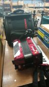 A Hohner Bravo II 48 accordion