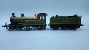 An '0' gauge locomotive LNER 1924 locomotive and tender (complete kit)