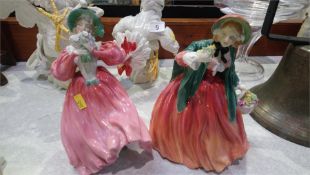 Two Royal Doulton ladies