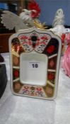 A Royal Crown Derby Imari photograph frame