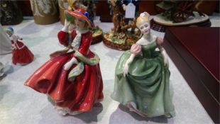 Two Royal Doulton ladies