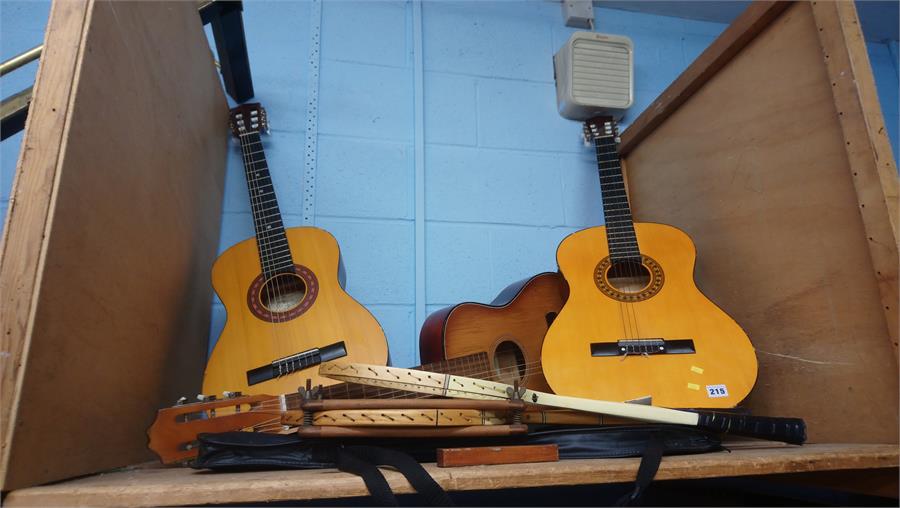 Three guitars etc.