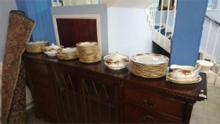 A large quantity of Royal Albert Old Country Rose dinner wares