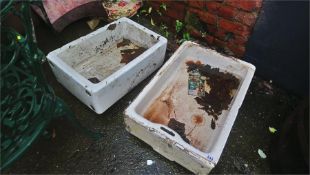 Three Belfast sinks
